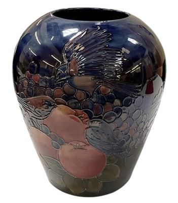 Lot 478 - SALLY TUFFIN FOR MOORCROFT; a large vase,...