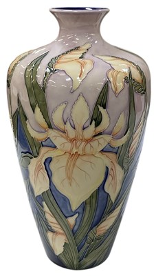 Lot 475 - DEBBIE HANCOCK FOR MOORCROFT; a vase of...