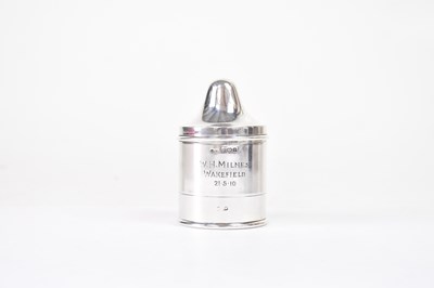 Lot 806 - LEVI & SALAMAN; an Edward VII hallmarked...