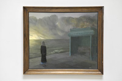 Lot 157 - NORMAN MILLER (1926-2013); oil on canvas,...