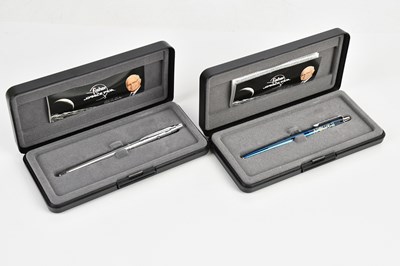 Lot 1356 - FISHER; two boxed Space Pens including Apollo...