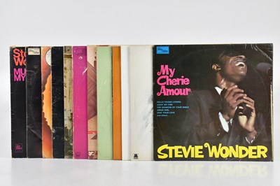 Lot 1180 - STEVIE WONDER; twelve albums comprising...