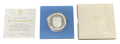 Lot 1407 - FRANKLIN MINT; a cased silver proof 1974...
