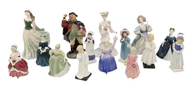 Lot 484 - ROYAL DOULTON; thirteen figures including...