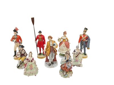 Lot 488 - Nine early 20th century and later Continental...