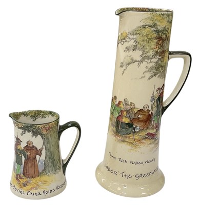 Lot 504 - ROYAL DOULTON; a large Series ware jug, 'Under...