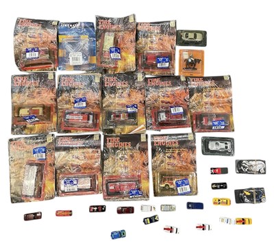 Lot 462 - FIRE ENGINES OF THE WORLD; twelve model fire...