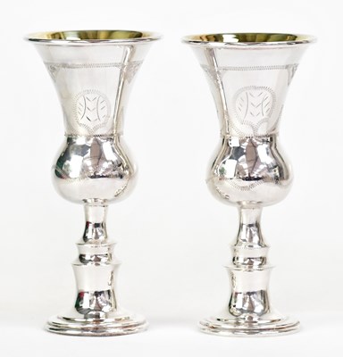 Lot 828 - HUGH CRAWSHAW; a pair of Elizabeth II...