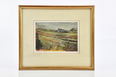 Lot 2305 - PETER SHAW; pastel, rural scene, signed lower...
