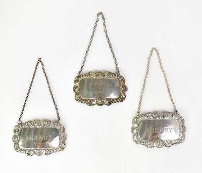 Lot 813 - ALAN M. WEISROSE; two hallmarked silver...