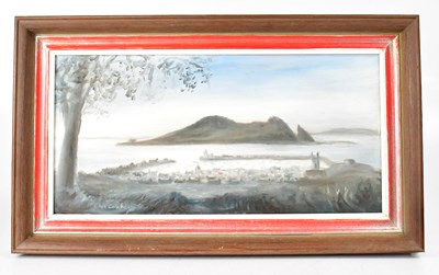 Lot 752 - GEORGE MCCONKEY (Irish, 20th century); oil on...