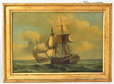 Lot 339 - FOLLOWER OF THOMAS LUNY; oil on canvas, two...