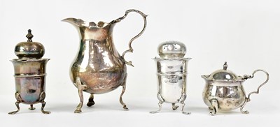 Lot 917 - Four hallmarked silver items, each with...