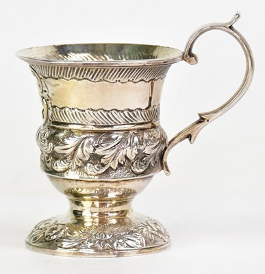 Lot 841 - A George III hallmarked silver thistle-shaped...