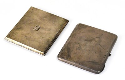 Lot 944 - Two early 20th century cigarette cases, each...