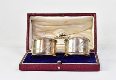 Lot 874 - E. S. BARNSLEY & CO; a cased set of George V...