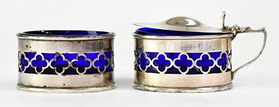 Lot 871 - CHARLES PERRY & CO; a George V hallmarked...