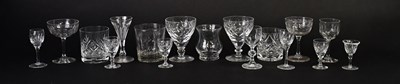 Lot 561 - A quantity of cut glass and other drinking...