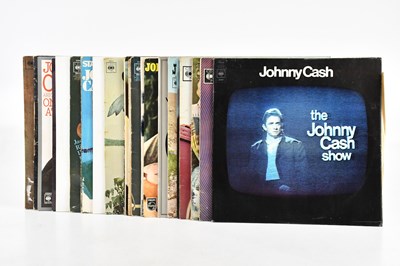 Lot 1184 - JOHNNY CASH; twenty three albums comprising A...