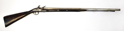 Lot 394 - A 19th century 16 bore flintlock musket, with...