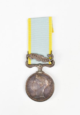 Lot 414 - A Victorian Crimea Medal with Sebastopol clasp,...