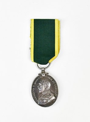 Lot 419 - A George V Territorial Efficiency Medal,...