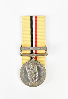 Lot 457 - An Elizabeth II Iraq Medal, with single bar,...