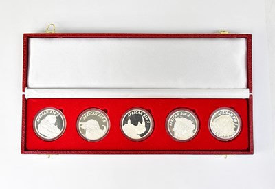 Lot 960 - A 'The Big Five' five-coin set, comprising...