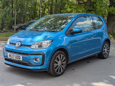 Lot 2056 - VOLKSWAGEN, a blue three door 1.0L High Up...