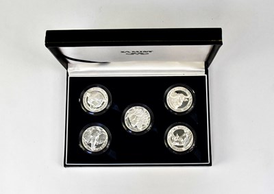 Lot 972 - SOUTH AFRICA MINT; a 'Big Five' 999.9...