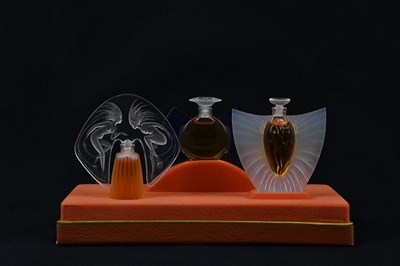 Lot 711 - LALIQUE; an unused box of Les Flacons...