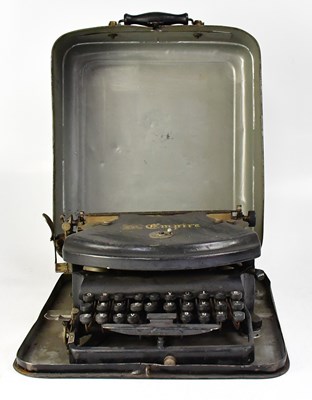 Lot 590 - THE EMPIRE; a vintage portable typewriter in...