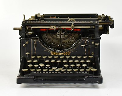 Lot 592 - UNDERWOOD; a vintage typewriter, approx. 22.5...