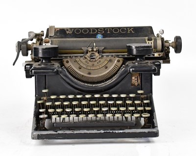 Lot 597 - WOODSTOCK; a c1930s typewriter, approx. 24 x...