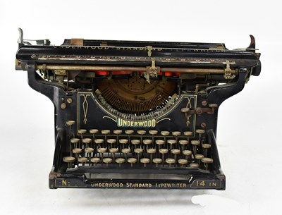 Lot 593 - UNDERWOOD; an early 20th cenrtury 'Standard'...