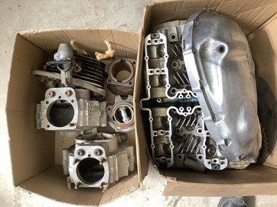 Lot 2033 - Mixed vintage motorcycle parts, to include...