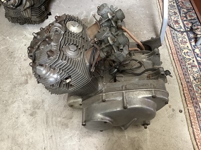 Lot 2036 - A Honda CB77F engine.