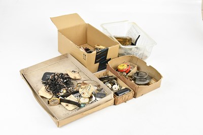 Lot 1631 - A collection of jewellery parts and equipment,...