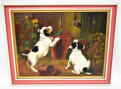 Lot 753 - R. HAMER (British, 20th century); oil on...