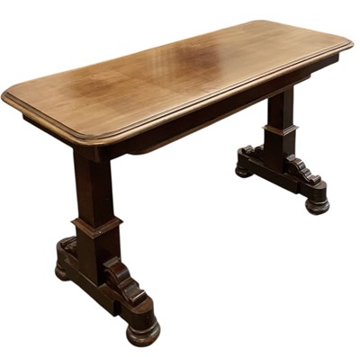 Lot 61 - A late Victorian mahogany buffet/side table,...