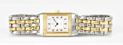 Lot 1580 - JAEGER-LECOULTRE; a ladies' stainless steel...