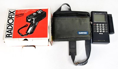 Lot 646 - A Garmin GPS 75 Personal Navigator, with pouch...