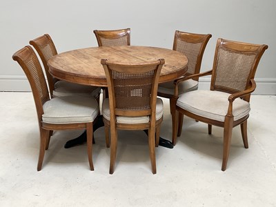 Lot 1187 - A circular breakfast table on tripod supports,...