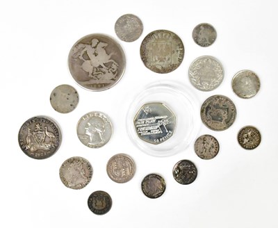 Lot 1004 - A mixed collection of silver coinage to...