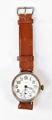 Lot 1174 - RADIO; an early 20th century hallmarked silver...