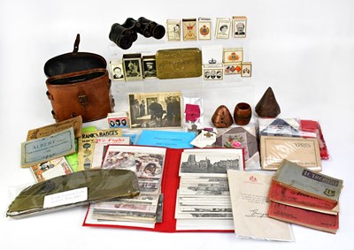Lot 380 - Various military ephemera and collectors'...