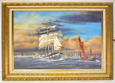 Lot 332 - J. W. BRIDGE (20th century); oil on canvas,...