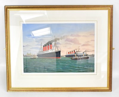Lot 326 - DENNIS GREEN (1942-2024); gouache, 'Sisters of...