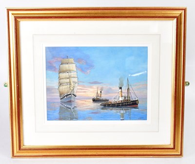 Lot 317 - DENNIS GREEN (1942-2024); gouache, 'The...