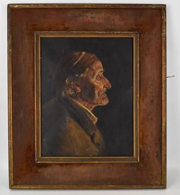 Lot 608 - 19TH CENTURY ITALIAN SCHOOL; oil painting,...